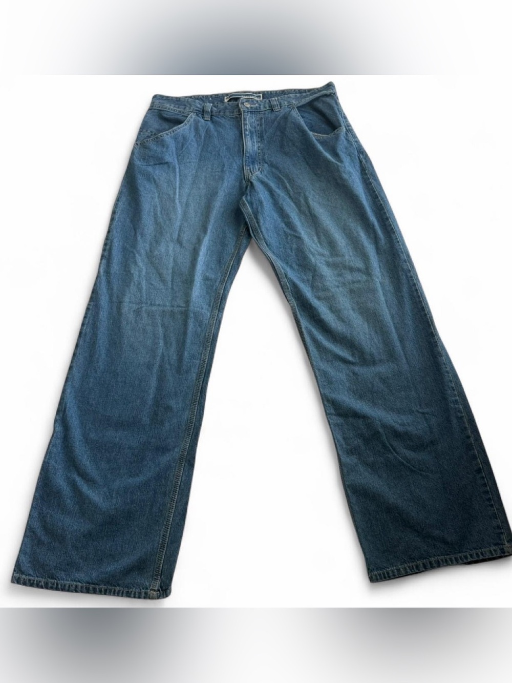 Vintage Y2K GAP Men’s Carpenter Jeans 36x34 Dark Wash Baggy Skater Workwear